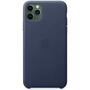 Чехол для моб. телефона Apple iPhone 11 Pro Max Leather Case - Midnight Blue (MX0G2ZM/A) - 2