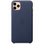 Чехол для моб. телефона Apple iPhone 11 Pro Max Leather Case - Midnight Blue (MX0G2ZM/A) - 3