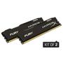 Модуль памяти для компьютера DDR4 8GB (2x4GB) 2133 MHz Fury Black Kingston Fury (ex.HyperX) (HX421C14FBK2/8) - 2