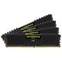 Модуль памяти для компьютера DDR4 16GB (4x4GB) 3000 MHz Vengeance LPX Black Corsair (CMK16GX4M4B3000C15) - 1