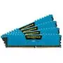Модуль памяти для компьютера DDR4 16GB (4x4GB) 2400 MHz Vengeance LPX Blue Corsair (CMK16GX4M4A2400C14B) - 1