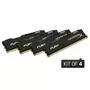 Модуль памяти для компьютера DDR4 32GB (4x8GB) 2133 MHz Fury Black Kingston Fury (ex.HyperX) (HX421C14FBK4/32) - 1