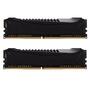 Модуль памяти для компьютера DDR4 32GB (2x16GB) 2666 MHz HyperX Savage BLACK Kingston Fury (ex.HyperX) (HX426C15SBK2/32) - 2