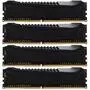 Модуль памяти для компьютера DDR4 32GB (4x8GB) 2400 MHz Savage Blak Kingston Fury (ex.HyperX) (HX424C12SB2K4/32) - 2