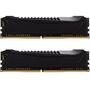 Модуль памяти для компьютера DDR4 8GB (2x4GB) 2400 MHz Savage Blak Kingston Fury (ex.HyperX) (HX424C12SB2K2/8) - 2