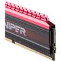 Модуль памяти для компьютера DDR4 16GB (2x8GB) 2666 MHz PE-V4 BLK/RED DUALCH Patriot (PV416G266C5K) - 2