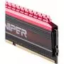 Модуль памяти для компьютера DDR4 16GB (2x8GB) 2666 MHz PE-V4 BLK/RED DUALCH Patriot (PV416G266C5K) - 2