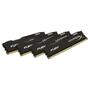 Модуль памяти для компьютера DDR4 64GB (4x16GB) 2400 MHz HyperX FURY Black Kingston Fury (ex.HyperX) (HX424C15FBK4/64) - 1