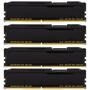 Модуль памяти для компьютера DDR4 64GB (4x16GB) 2400 MHz HyperX FURY Black Kingston Fury (ex.HyperX) (HX424C15FBK4/64) - 2