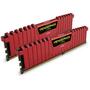 Модуль памяти для компьютера DDR4 8GB (2x4GB) 2400 MHz LPX Red Corsair (CMK8GX4M2A2400C16R) - 2