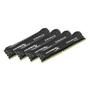 Модуль памяти для компьютера DDR4 64GB (4x16GB) 2666 MHz HyperX Savage BLACK Kingston Fury (ex.HyperX) (HX426C15SBK4/64) - 1
