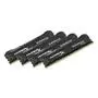 Модуль памяти для компьютера DDR4 64GB (4x16GB) 2666 MHz HyperX Savage BLACK Kingston Fury (ex.HyperX) (HX426C15SBK4/64) - 1
