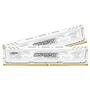 Модуль памяти для компьютера DDR4 16GB (2x8GB) 2400 MHz Ballistix Sport LT White Micron (BLS2C8G4D240FSCK) - 1