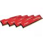 Модуль памяти для компьютера DDR4 32GB (4x8GB) 2133 MHz HyperX FURY Red Kingston Fury (ex.HyperX) (HX421C14FR2K4/32) - 1