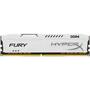 Модуль памяти для компьютера DDR4 32GB (2x16GB) 2666 MHz HyperX FURY White Kingston Fury (ex.HyperX) (HX426C16FWK2/32) - 1