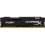Модуль памяти для компьютера DDR4 64GB (4x16GB) 2666 MHz HyperX FURY Black Kingston Fury (ex.HyperX) (HX426C16FBK4/64) - 1