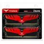 Модуль памяти для компьютера DDR4 32GB (2x16GB) 2400 MHz T-Force Dark Red Team (TDRED432G2400HC15BDC01) - 2