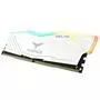 Модуль памяти для компьютера DDR4 16GB (2x8GB) 2400 MHz T-Force Delta White RGB Team (TF4D416G2400HC15BDC01) - 1