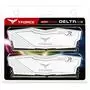 Модуль памяти для компьютера DDR4 16GB (2x8GB) 2400 MHz T-Force Delta White RGB Team (TF4D416G2400HC15BDC01) - 2