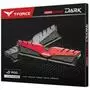 Модуль памяти для компьютера DDR4 16GB (2x8GB) 3000 MHz T-Force Dark Rog Black/Red Team (TDRRD416G3000HC16CDC01) - 2