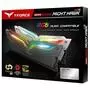 Модуль памяти для компьютера DDR4 16GB (2x8GB) 3000 MHz T-Force Night Hawk White RGB Team (TF2D416G3000HC16CDC01) - 3