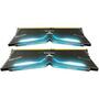 Модуль памяти для компьютера DDR4 32GB (2x16GB) 2666 MHz T-Force Night Hawk Black LED/Blu Team (THBD432G2666HC15BDC01) - 2