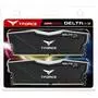 Модуль памяти для компьютера DDR4 8GB (2x4GB) 2400 MHz T-Force Delta Black RGB Team (TF3D48G2400HC15BDC01) - 2
