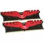 Модуль памяти для компьютера DDR4 8GB (2x4GB) 2666 MHz T-Force Dark Red Team (TDRED48G2666HC15BDC01) - 1