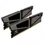 Модуль памяти для компьютера DDR4 8GB (2x4GB) 3000 MHz T-Force Vulcan Gray Team (TLGD48G3000HC16CDC01) - 1