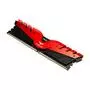 Модуль памяти для компьютера DDR4 8GB 2400 MHz T-Force Dark Red Team (TDRED48G2400HC1401) - 2