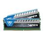 Модуль памяти для компьютера DDR4 8GB (2x4GB) 2666 MHz Viper Elite Blue Patriot (PVE48G266C6KBL) - 1