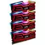 Модуль памяти для компьютера DDR4 64GB (4x16GB) 3200 MHz XPG Spectrix D40 Red ADATA (AX4U3200316G16-QR40) - 1