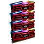 Модуль памяти для компьютера DDR4 64GB (4x16GB) 3000 MHz XPG Spectrix D40 Red ADATA (AX4U3000316G16-QR40) - 1