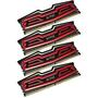 Модуль памяти для компьютера DDR4 64GB (4x16GB) 2400 MHz XPG Dazzle-HS Red ADATA (AX4U2400316G16-QRD) - 2