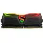 Модуль памяти для компьютера DDR4 16GB (2x8GB) 2400 MHz Super Luce Black RGB Sync LED Geil (GLS416GB2400C16DC) - 2