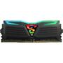 Модуль памяти для компьютера DDR4 16GB (2x8GB) 3200 MHz Super Luce Black RGB LED Geil (GLC416GB3200C16ADC) - 1