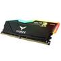 Модуль памяти для компьютера DDR4 8GB 2400 MHz Delta Series RGB black Team (TF3D48G2400HC15B01) - 1