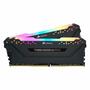 Модуль памяти для компьютера DDR4 16GB (2x8GB) 2666 MHz Vengeance RGB PRO Corsair (CMW16GX4M2A2666C16) - 3
