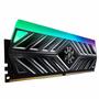 Модуль памяти для компьютера DDR4 16GB (2x8GB) 3200 MHz Spectrix D41 Titanium Gray ADATA (AX4U320038G16-DT41AX4U320038G16-DT41) - 2
