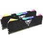 Модуль памяти для компьютера DDR4 16GB (2x8GB) 4133 MHz Viper 4 RGB Black Patriot (PVR416G413C9K) - 1