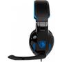 Наушники SADES SNUK Black/Blue (SA902-B-BL) - 2