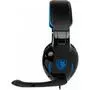 Наушники SADES SNUK Black/Blue (SA902-B-BL) - 2