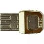 USB флеш накопитель Apacer 16GB AH152 Golden RP USB3.0 (AP16GAH152C-1) - 3