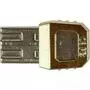 USB флеш накопитель Apacer 32GB AH152 Golden RP USB3.0 (AP32GAH152C-1) - 3