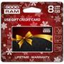 USB флеш накопитель Goodram 8GB USB 2.0 Gift Credit Card (PD8GH2GRCCPR9+G) - 2