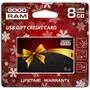 USB флеш накопитель Goodram 8GB USB 2.0 Gift Credit Card (PD8GH2GRCCPR9+G) - 2