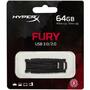 USB флеш накопитель Kingston 64GB HyperX Fury USB 3.0 (HXF30/64GB) - 3