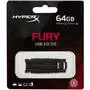 USB флеш накопитель Kingston 64GB HyperX Fury USB 3.0 (HXF30/64GB) - 3