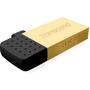 USB флеш накопитель Transcend 8GB On-The-Go Gold USB 2.0 (TS8GJF380G) - 1