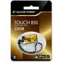 USB флеш накопитель Silicon Power 32GB Touch 850 Amber USB 2.0 (SP032GBUF2850V1A) - 4